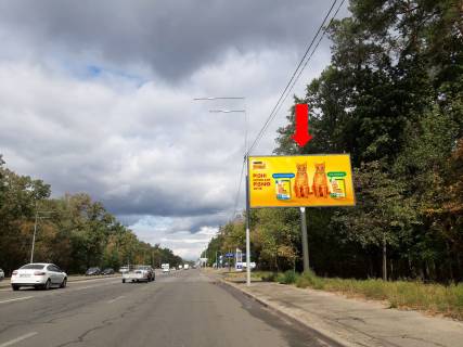 Билборд  в Киеве, 3x6  Міська вул., біля АЗС "ANP", в бік Пущі Водиці, Гостомеля, Бучі фото 1