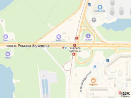 Prismatron, Prism A in Kyiv Suhevica av. (byvs. Vatutina) - Bal'zaka st., v storonu Troesiny - 236148 scheme