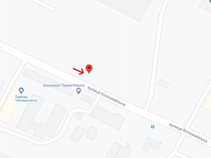 Билборд B в Черновцах Коломыйская ул., 1м, напротив схема