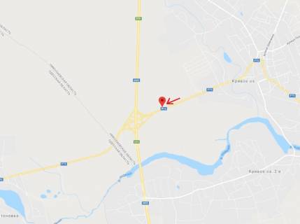 Билборд A в Кривом озере, 3x6  смт Криве Озеро, виїзд на Київську трасу схема