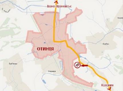 Билборд B в Отынии, 3x6  с. Отинія, виїзд в бік Коломиї фото 1