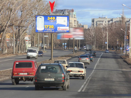 Билборд A в Харькове, 3x6  просп. Льва Ландау (50-річчя СРСР)., 43, в центр фото 1