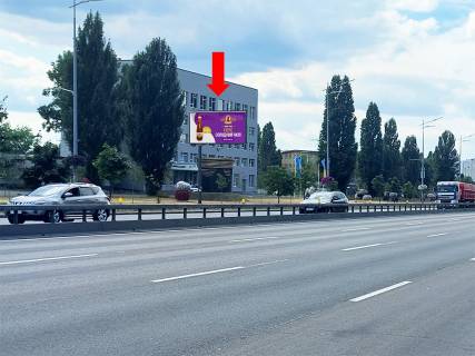 Билборд B в Киеве, 3x6  Бажана пр. - вул. Горлівська, 300 м. за Харківською пл, в центр фото 1