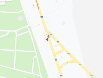 Билборд A в Харькове, 3x6  Аерокосмічний (кол. Гагаріна) пр. - Окружна дорога, в центр схема