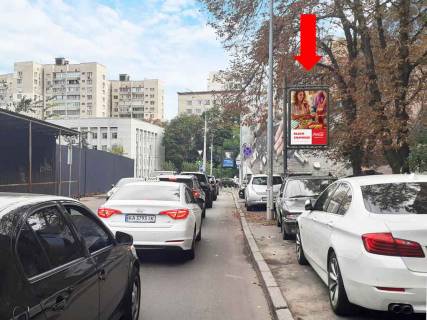 Ситилайт A в Киеве, 1.8x1.2  Кловський узвіз 24 - Князів Острозьких вул. (Московська), в сторону вул. Московської фото 1
