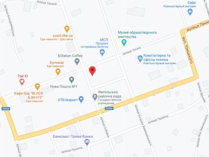 Видеоборд A в Ямполе Свободи вул., 81/49-А, аптека "Конекс", прайс за ролик 10 сек 1 вихід/5 хвилин, на двосторонньому екрані, від 144 виходів на день. Розрахунок для інших параметрів трансляції уточнюйте у менеджера. - 301614 схема