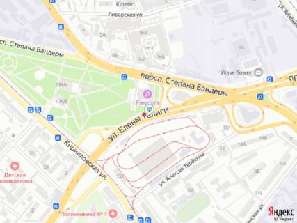 Бэклайт B в Киеве Теліги вул., Куренівський парк, концерт хол "Freedom" схема