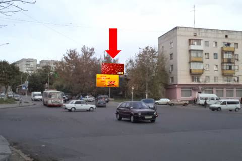Billboard A in Zhytomyr, 3x6  Berdicivs'ka st., 97 / Tolstogo st., na svitlofori, verhna Photo 1