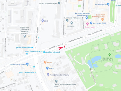 Ситилайт A в Харькове, 1.8x1.2  Клочківський узв (Пассіонарії узв.)., (6), в центр (пакетний продаж) схема