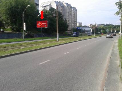 Билборд  в Львове, 3x6  Княгині Ольги вул., 16,  в центр фото 1