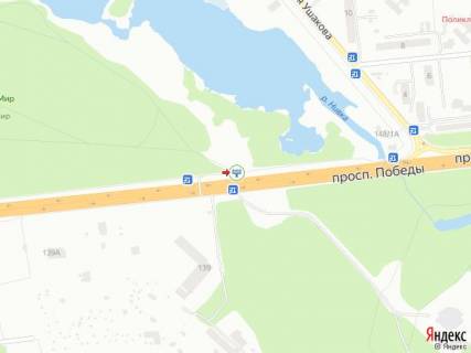 Билборд B в Киеве просп. Берестейський (Перемоги)., виїзд з міста, біля пішохідного переходу, в сторону Києва схема