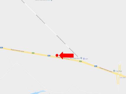 Билборд A в Киеве, 3x6  Траса Київ-Бориспіль - вул. Бориспільська, знак "Євро 2012", в сторону Києва схема