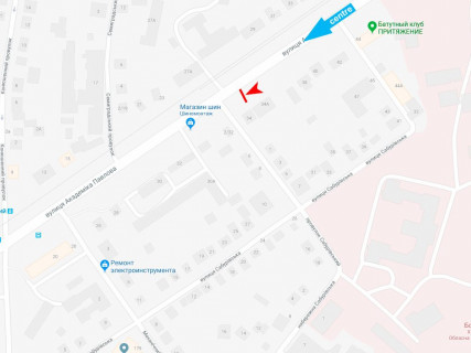 Билборд B в Харькове, 3x6  Павлова вул., 36, 15-а лікарня, в центр схема