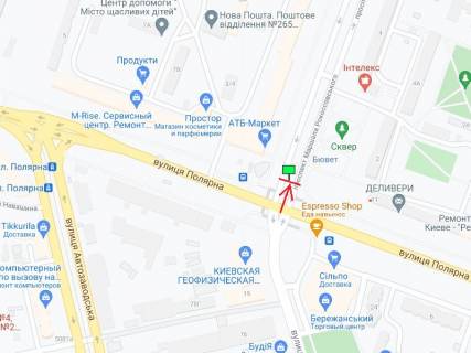 Призма A в Киеве Рокосовського пр. - Полярна вул. - 378925 схема