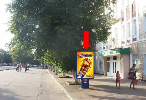 Citylight A in Khmelnitsky, 1.8x1.2  Proskurivs'ka st., 37, bila magazinu "Allo", med. ucilisa Photo 1