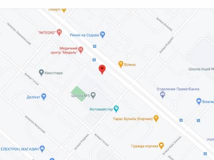 Видеоборд A в Черкассах Шевченка бул., 398, аптека "Мед Сервіс", №Дн067, прайс за ролик 10 сек 1 вихід/5 хвилин, з 8:00-22:00. Розрахунок для інших параметрів трансляції уточнюйте у менеджера. - 301596 схема