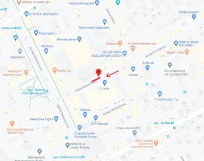 Видеоборд A в Житомире, 3.2x5.76  Житній ринок пл., 3, (Прайс за місяць, ролик 10 сек 1вих / 15 хв з 7 до 23, розрахунки для інших параметрів розміщення уточнюйте у менеджера) - 250294 схема