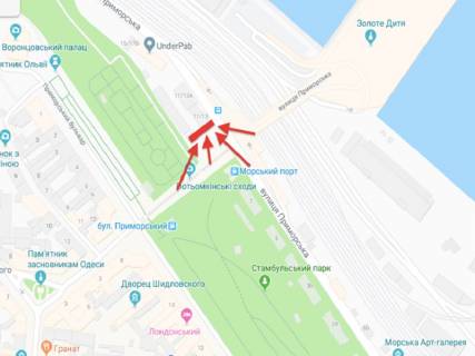 Брандмауэр B в Одессе Приморська вул., 11/13. Стомость монтажу і демонтажу в вартість оренди не входить і оплачується окремо. Подробиці уточнюйте у менаджеров схема