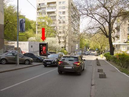 Ситилайт B в Киеве, 1.8x1.2  Кловський узвіз, 20, в сторону вул. Мечникова фото 1