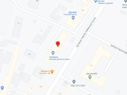 Видеоборд A в Шепетовке Героїв Небесної Сотні вул., 31, аптека "Конекс", прайс за ролик 10 сек 1 вихід/5 хвилин, на двосторонньому екрані, від 144 виходів на день. Розрахунок для інших параметрів трансляції уточнюйте у менеджера. - 301610 схема