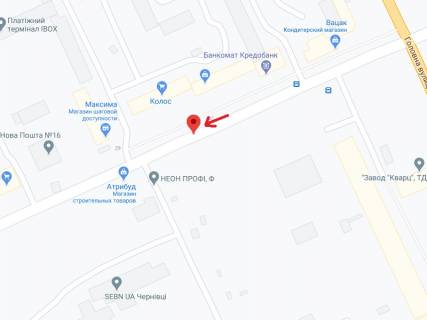 Скроллер A в Черновцах Южно-Кольцевая ул., 31 - 300169 схема