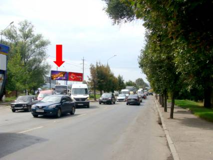 Билборд A в Черновцах, 3x6  Калинівська вул. / Хотинська вул., транспортна розв''язка, ліва, в центр фото 1