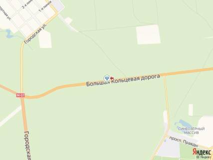 Билборд A в Киеве Велика кільцева дорога, 1,5 км від КП "Пуща-Водиця", в сторону Гостомельське шосе схема