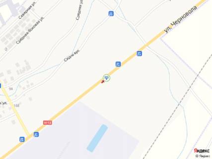 Билборд A в Самборе, 3x6  Чорновола вул., 124, в сторону м. Львів схема