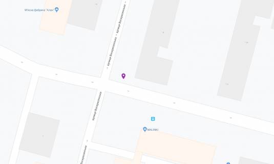 Бэклайт A в Днепр (Днепропетровск) Владимира Великого ул. (бывш. Плеханова ул.), 14 схема