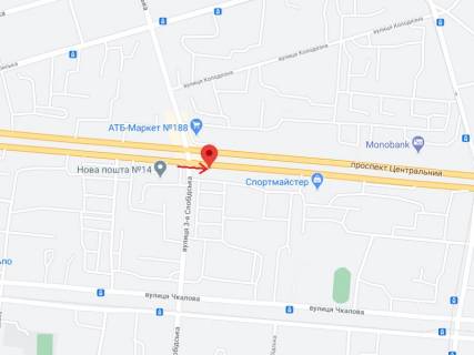 Ситилайт A в Николаеве Центральний просп. (Леніна просп.)., 171 - 3 Слобідська вул. (Дзержинського) схема