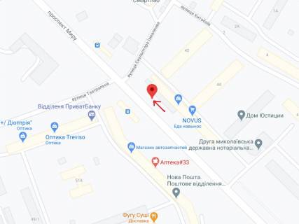 Ситилайт A в Николаеве Миру пр., 40А схема