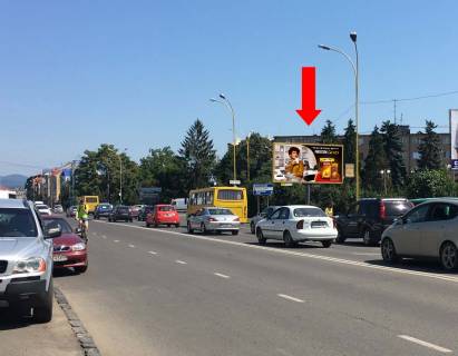 Prismatron, Prism A in Uzhgorod, 3x6  Kirila i Mefodia pl. / Minajs'ka st. / Svobodi av., bila gotelu "Zakarpatta" - 20466 Photo 1