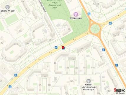 Нестандарт A в Киеве просп. Червоної Калини (Володимира Маяковського)., 12, зупинка "вул. Архітектора Ніколаєва", монтаж+демонтаж оплачується окремо. Вартість уточнюйте у менеджера. схема