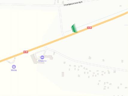 Билборд A в с. Колоденка, 3x6  с. Колоденка, 328-й км автодороги М06 схема