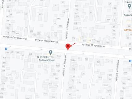 Билборд B в Николаеве Погранична вул. (Чигрина). - 4-а Слобідськая вул. схема