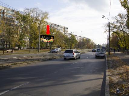 Билборд  в Киеве, 3x6  Остафія Дашкевича вул. (Курнатовського)., 4, в сторону ринку "Юність", вул. Братиславської фото 1