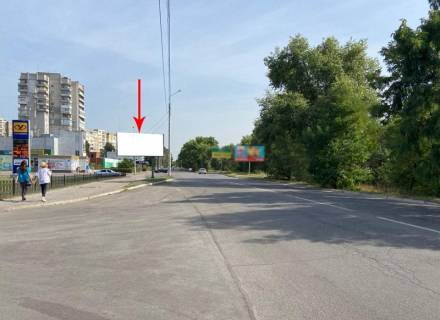 Billboard B in Kam'yanske (Dniprodzerzhinsk) Metalurgiv av. - Geroiv bst. Photo 1