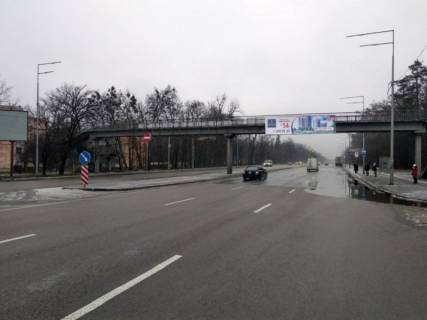 Білборд, Бігборд (Борд)  A у Києві Велика Окружна дорога - Синьоозерна вул., в сторону Пуща-Водиці, права сторона. Монтаж + демонтаж оплачується окремо, вартість робіт дорівнює вартості дод. зміни сюжету Фото 1