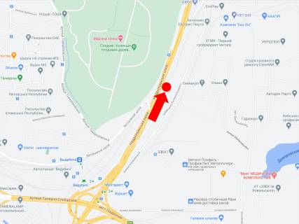 Video Billboard A in Kyiv, 3x6  Naddniprans'ke sose, bila z/d pereizdu, v bik bst. Mikoli Mihnovs'kogo (kolis. bst. Druzbi Narodiv), (rolik 10 sek, 1 vihid/1,5 hvilini) - 457018 scheme