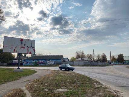 Билборд B в Прилуках Котляревського вул., біля запасного виходу зі стадіону "Супутник", коло фото 1