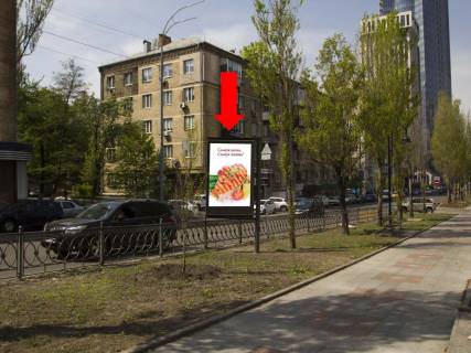 Ситилайт  в Киеве, 1.8x1.2  Українки бул., 6, в сторону вул. Хрещатик фото 1