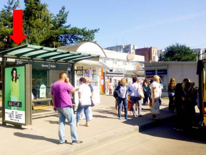 Сiтiлайт  у Львові, 1.8x1.2  Мазепи вул., 13б / вул. Орлика, (зупинка "Орлика"), супермаркет "Сільпо", в сторону вул. Б.Хмельницького Фото 1