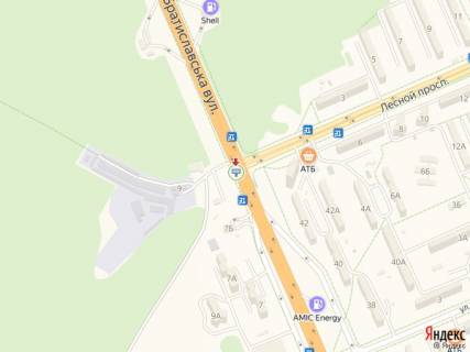 Призматрон, Призма A у Києві Братиславська вул., 7Б, в сторону ст.м. "Чернігівська" - 134524 схема