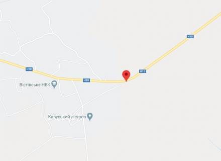 Billboard B in Vistova, 3x6  с. Вістова, (1), траса Стрий - Івано-Франківськ scheme
