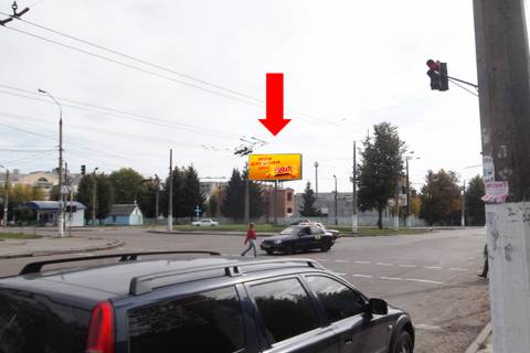 Billboard B in Zhytomyr, 3x6  Vitruka st. / Ciolkovs'kogo st., Pol'ovij majdan, bila nicnogo klubu "Mario" Photo 1
