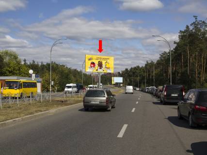 Білборд, Бігборд (Борд)   у Києві, 3x6  Старобориспільська вул., 200 м. від Харківської пл., роздільник, в сторону вул. Бориспільської, ст.м. "Червоний Хутір" Фото 1