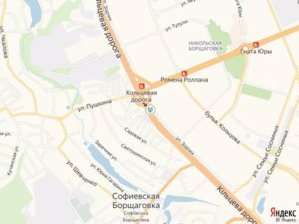 Скроллер A в Киеве Кольцевая дорога - Зодчих ул., 36, напротив, разделитель, в сторону Жулянского путепровода - 293205 схема