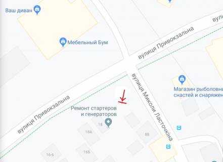 Билборд A в Запорожье, 6х3  Привокзальна вул. (Луначарського вул.). - вул. Миколи Ласточкіна (Чапаєва) схема