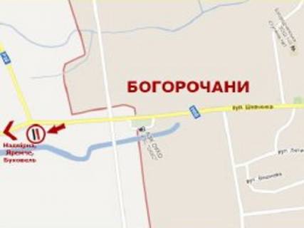 Билборд B в Гуте, 3x6  Автодорога H09, поворот на с. Гута схема
