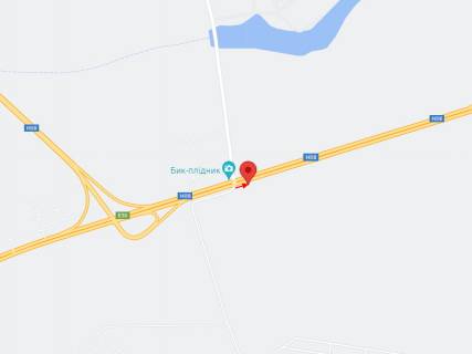 Білборд, Бігборд (Борд)  A на трасах Дніпровської області, 6х3  М-30, км 949+326 (праворуч), Криворізьке шосе, навпроти бика, рух до Дніпра, за поворотом з м. Кам'янське схема